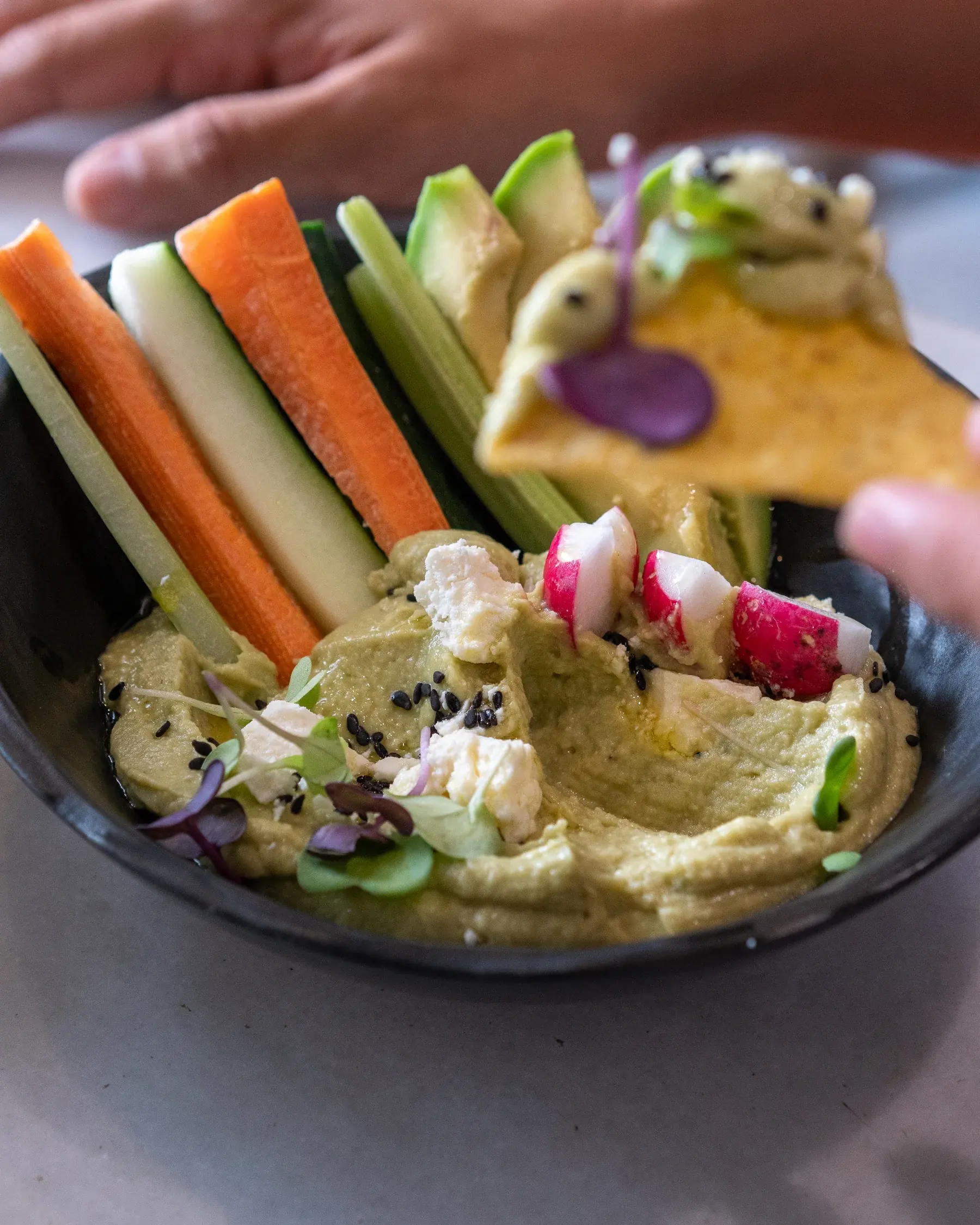 Plat d'hummus de Tipo Tapa